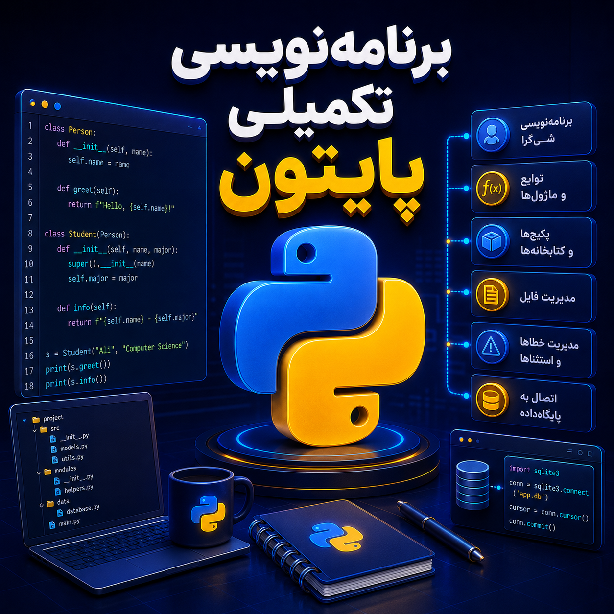 برنامه نویسی تکمیلی پایتون