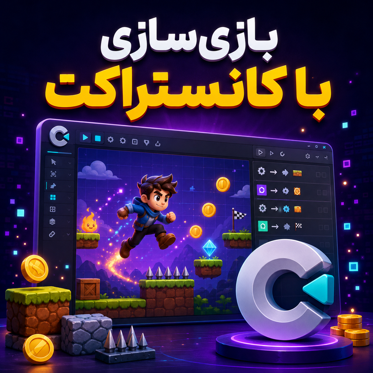 بازی سازی با کانستراکت